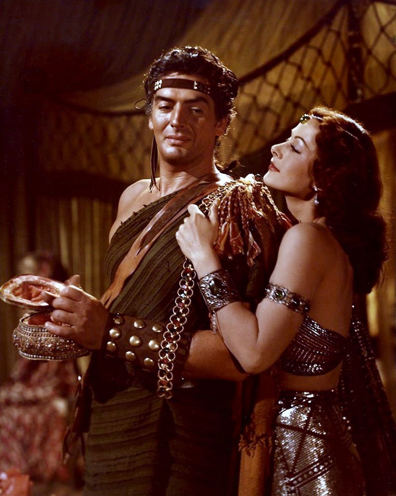 Victor Mature, Hedy Lamarr, Samson and Delilah, 1949