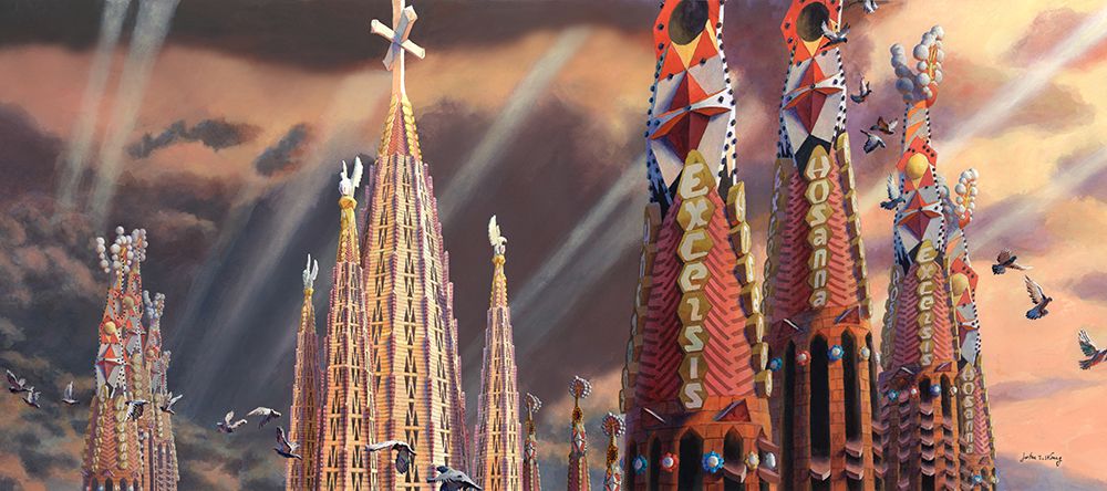 Towers of La Sagrada Familia
