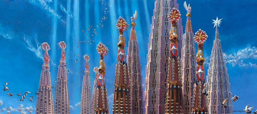 Towers of La Sagrada Familia II