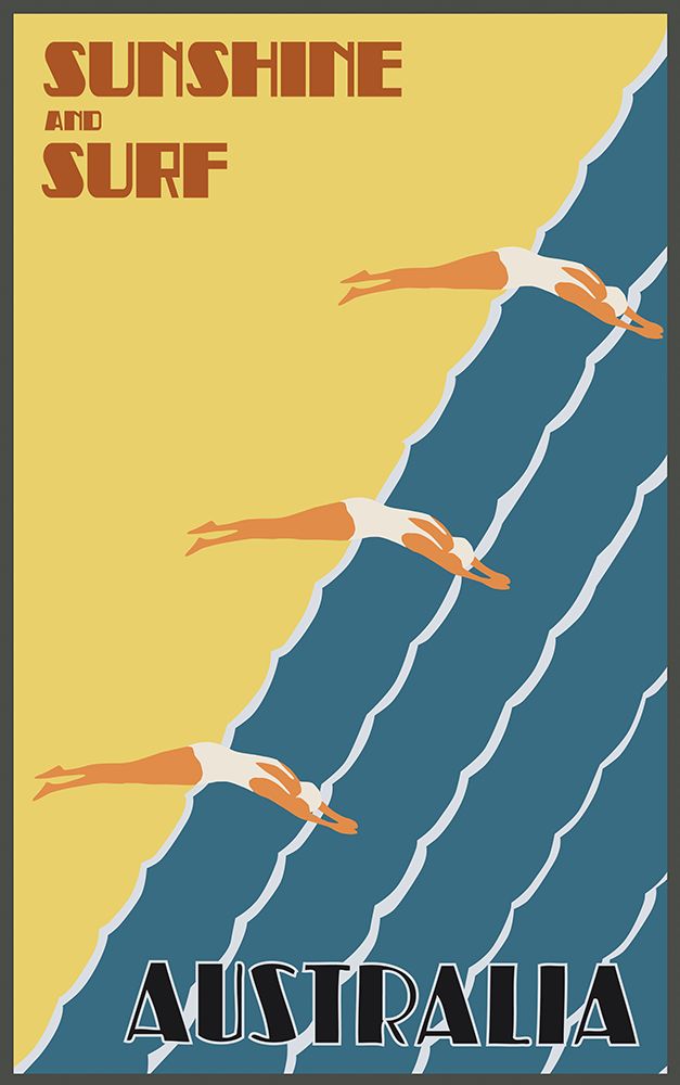 Australia Vintage Poster