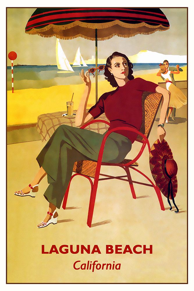 Laguna Beach-California Vintage Travel