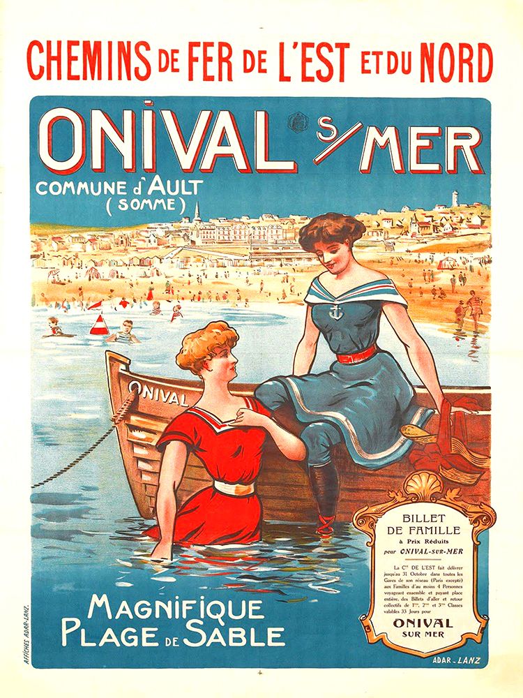 Onival Sur Mer-French Vintage Poster