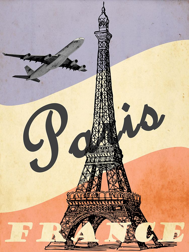 Paris Vintage Travel Print