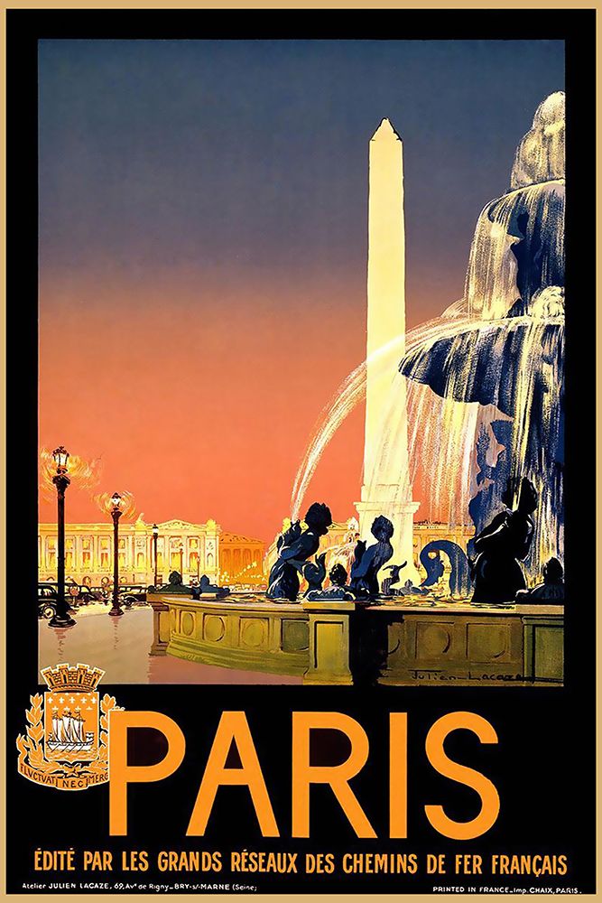 Travel Poster Paris
