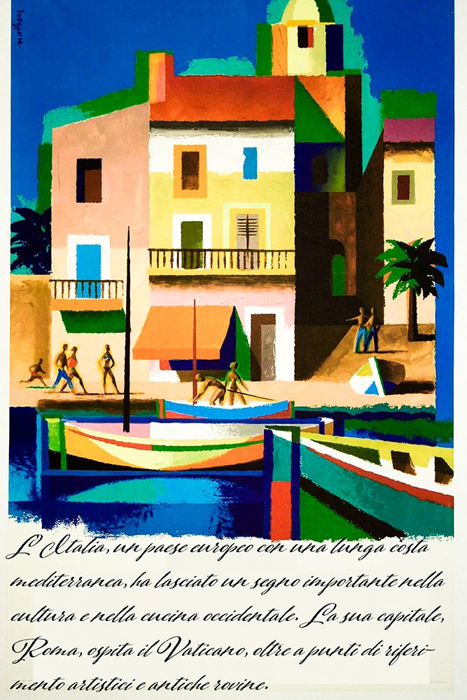 Italy Travel Poster