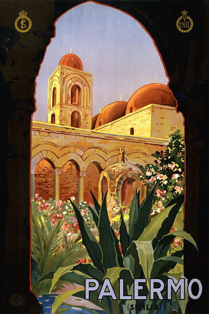 Vintage Palermo Poster