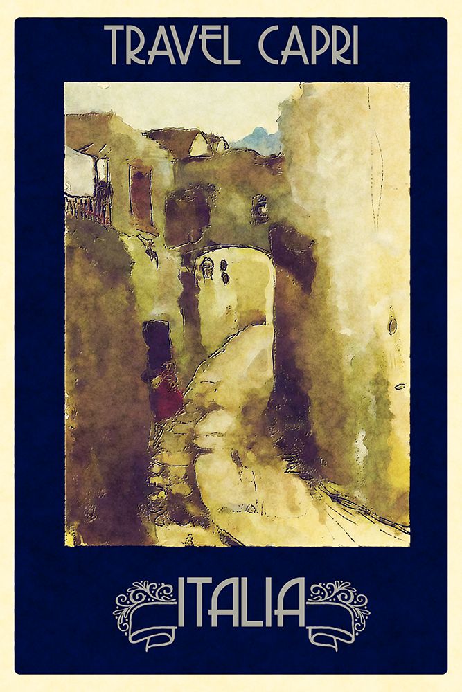 Vintage Capri Poster