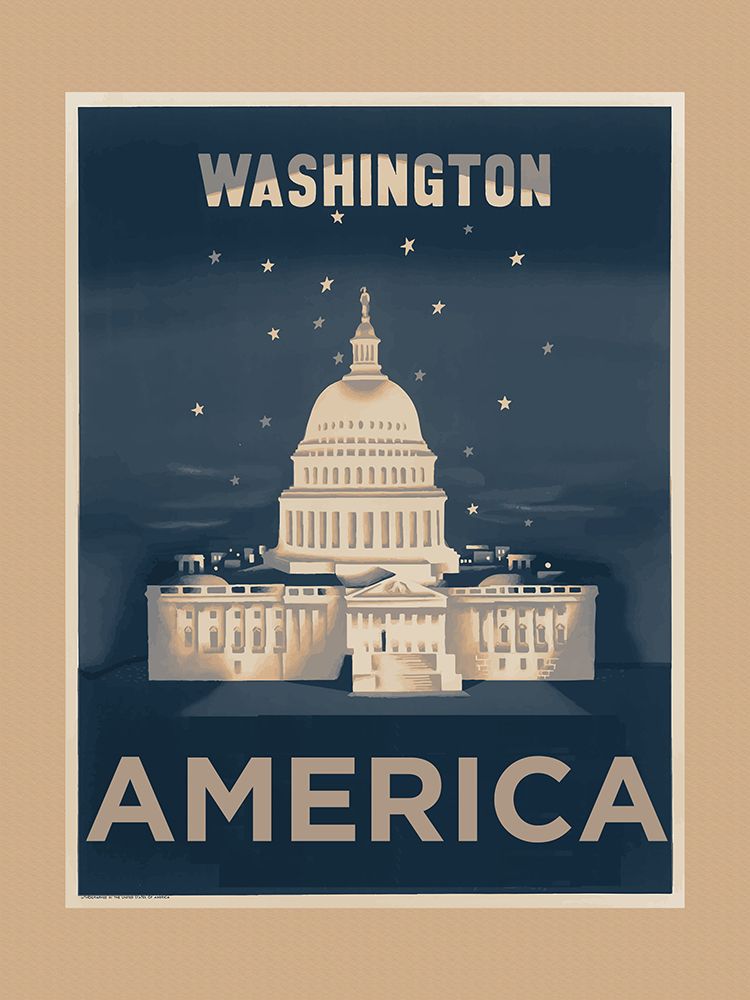 Washington DC Travel Poster