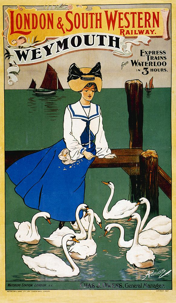 Weymouth Train Poster