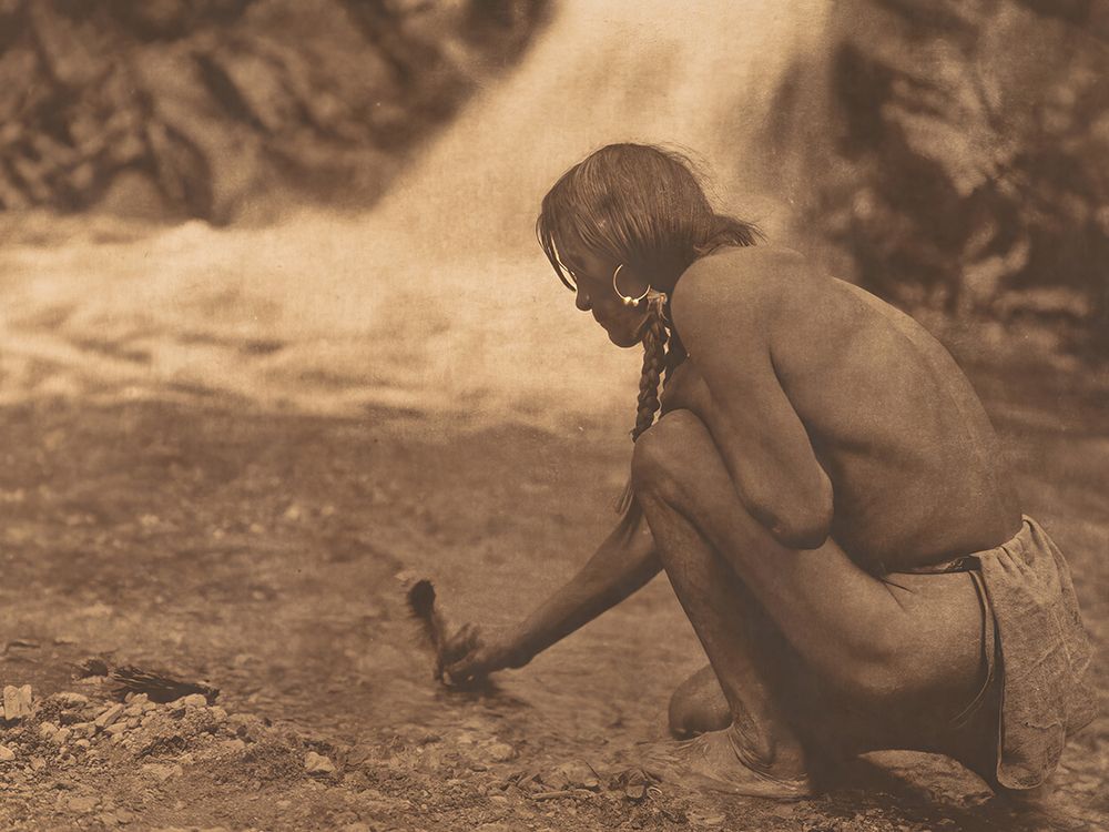 An Offering at the Waterfall - Nambe 1925