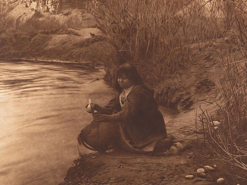 Getting Water - Havasupai 1903