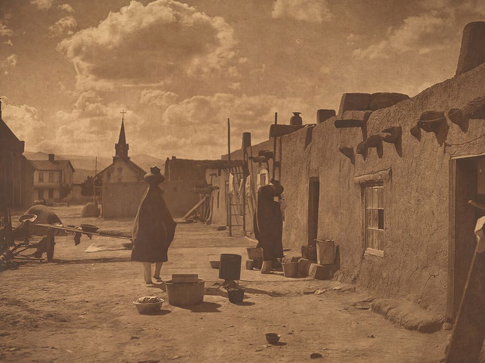 Street Scene at San Juan 1925