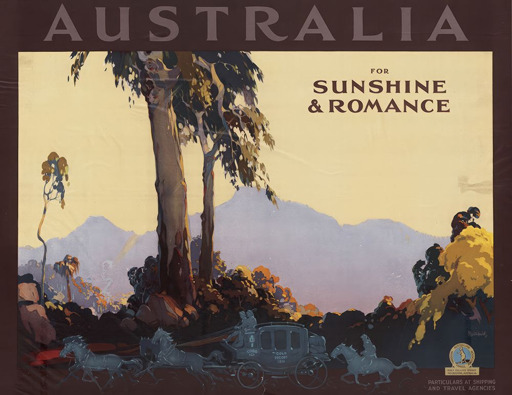 Australia Vintage Travel Poster