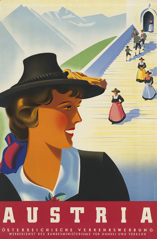 Austria Vintage Travel Poster II