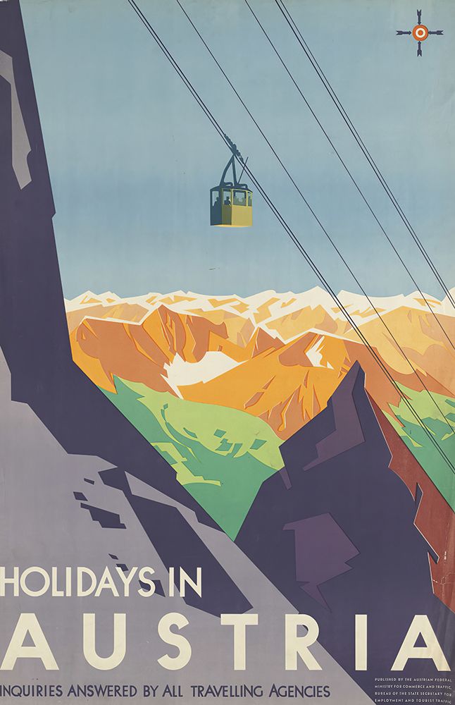 Austria Vintage Travel Poster III