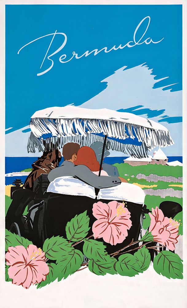 Bermuda Vintage Travel Poster