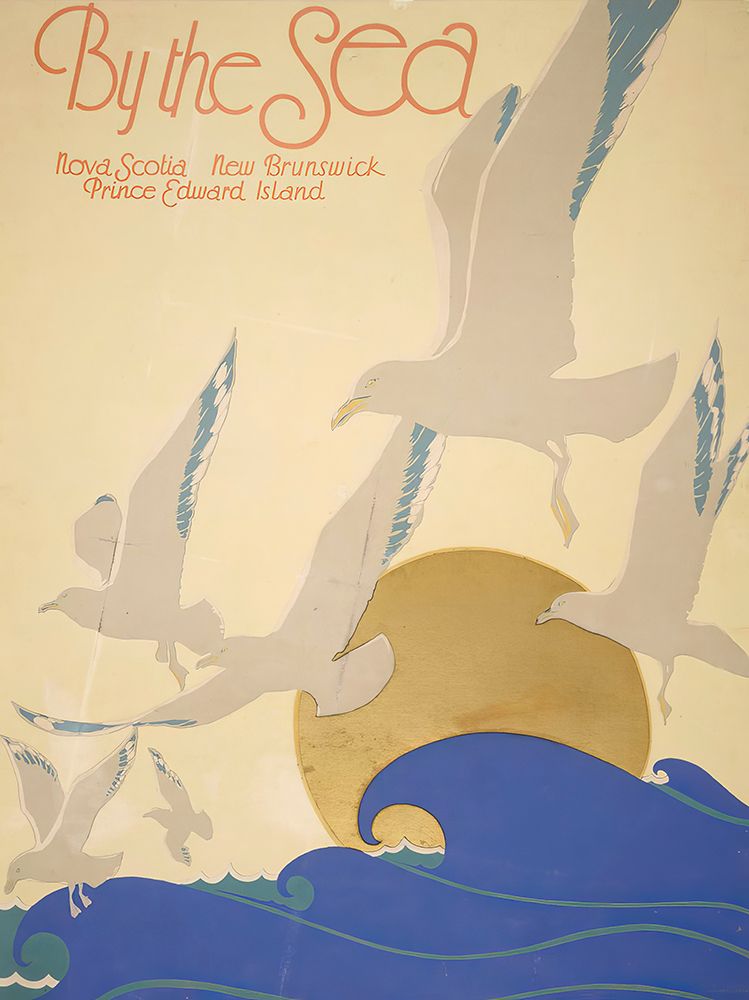 Canada Nova Scotia Vintage Rail Travel Poster