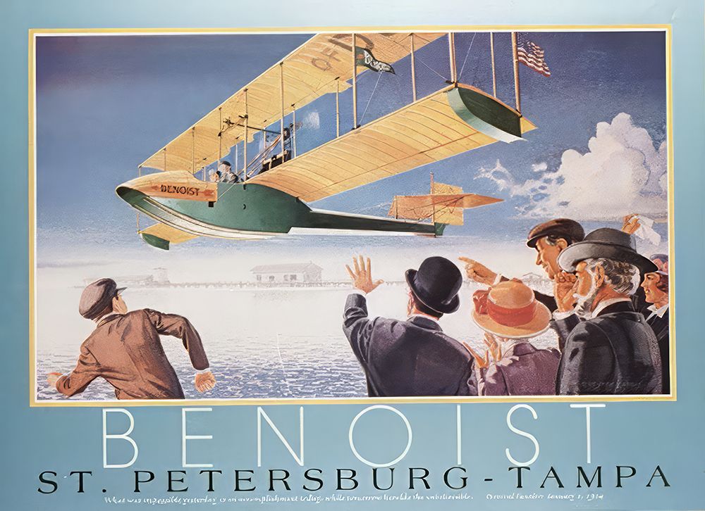 Florida Vintage Air Travel Poster