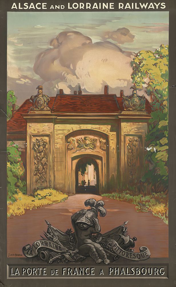 France Vintage Railway Travel Poster I
