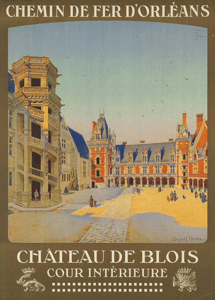 France Vintage Railway Travel Poster II