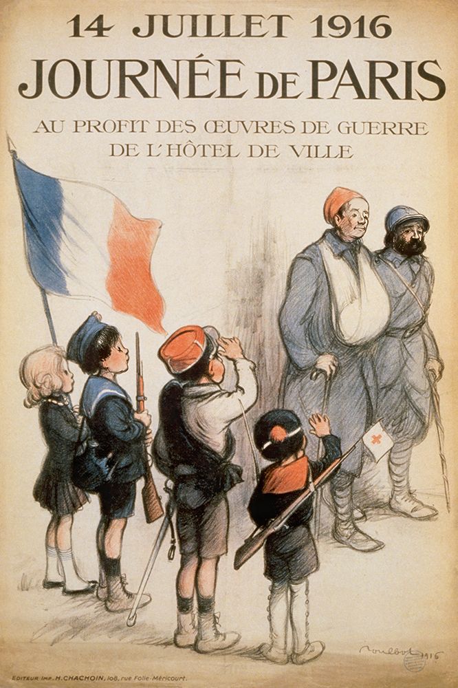 Journee de Paris Vintage Travel Poster 1916