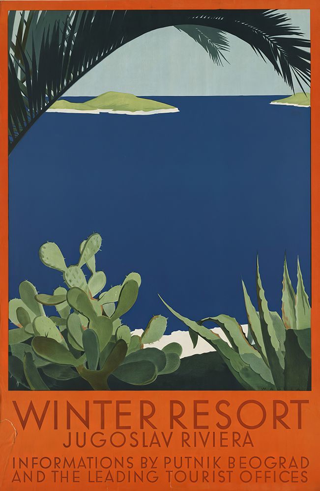 Jugoslavia Vintage Travel Poster