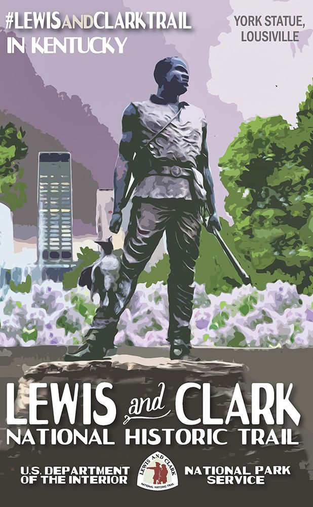 Kentucky Lewis and Clark Historic Trail Vintage Travel Poster