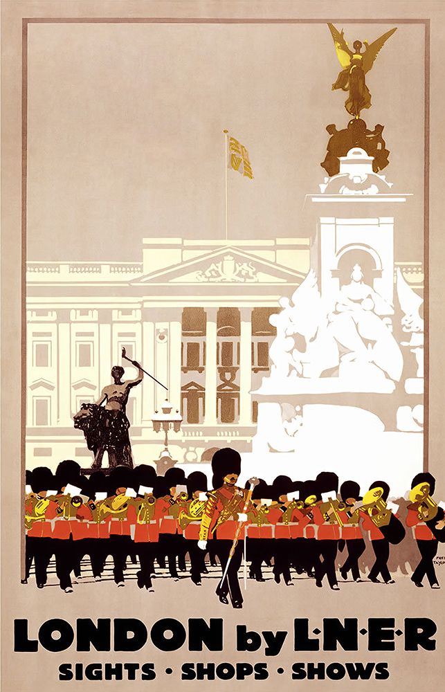 London by LNER Vintage Travel Poster