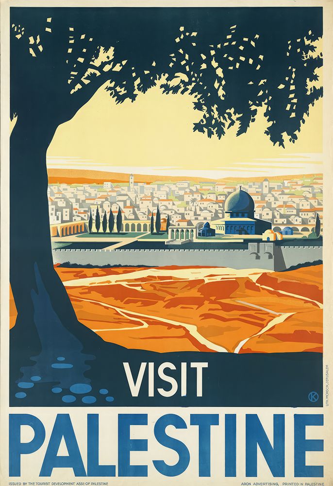 Palestine Vintage Travel Poster I