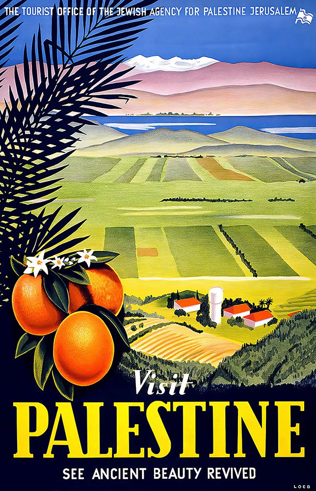 Palestine Vintage Travel Poster II