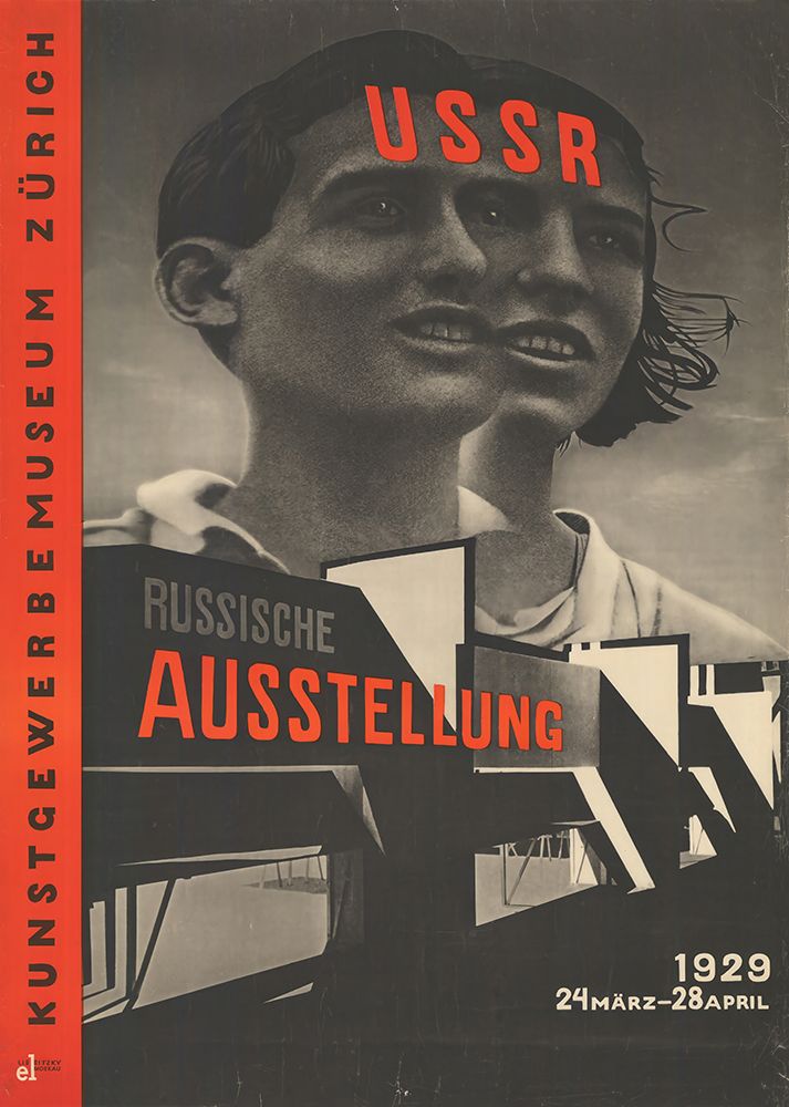 Switzerland, the Russian exhibition in the Zurich Decorative Arts Museum 1929 by El Lissitzky