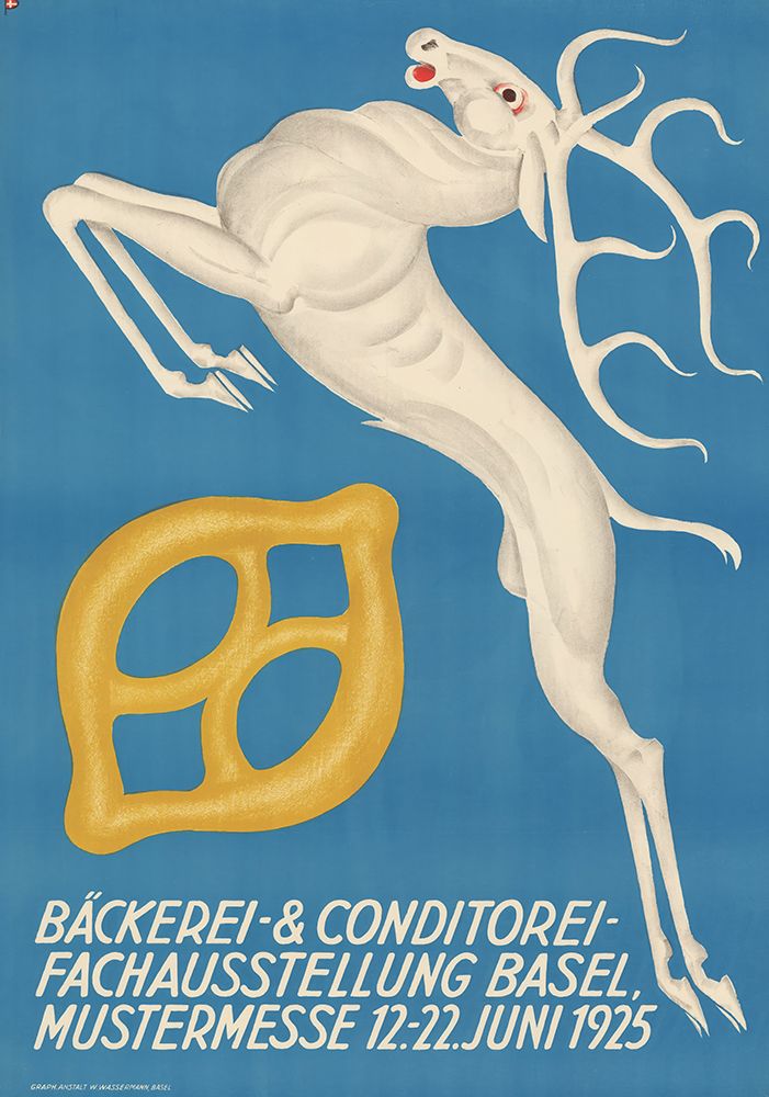 Switzerland, the bakery and confectionery exhibition in Basel 1925 by Otto Plattner