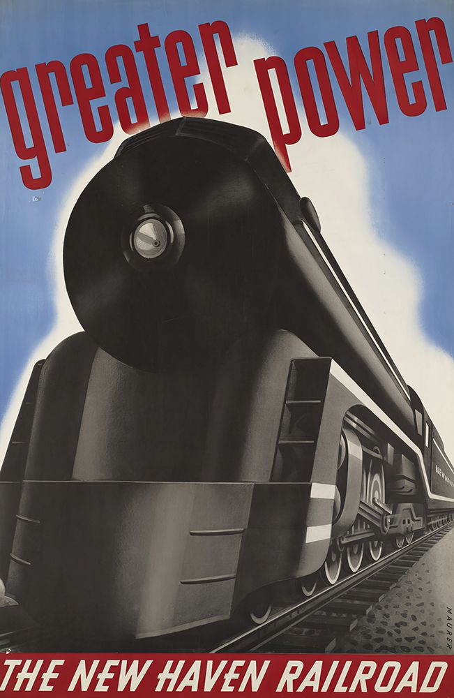 The New Haven Railroad Vintage Poster