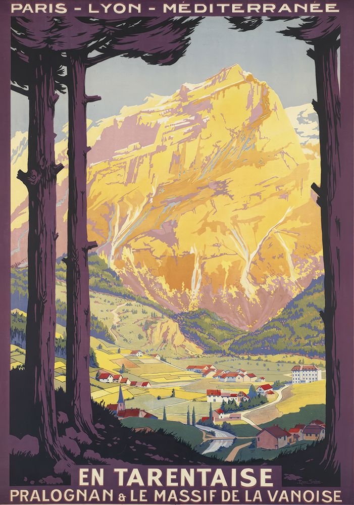 France Tarentaise Vintage Travel Poster 1920