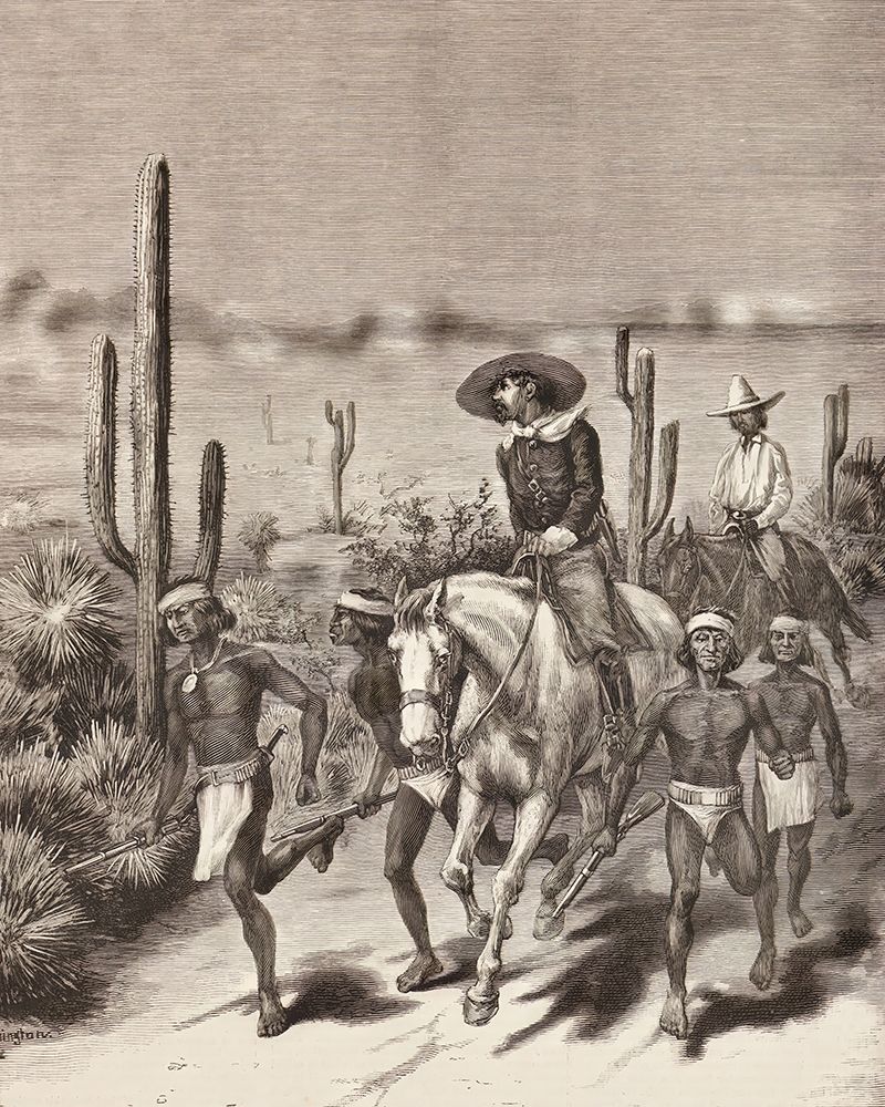 The Apache War Indian scouts on Geronimos trail 1886