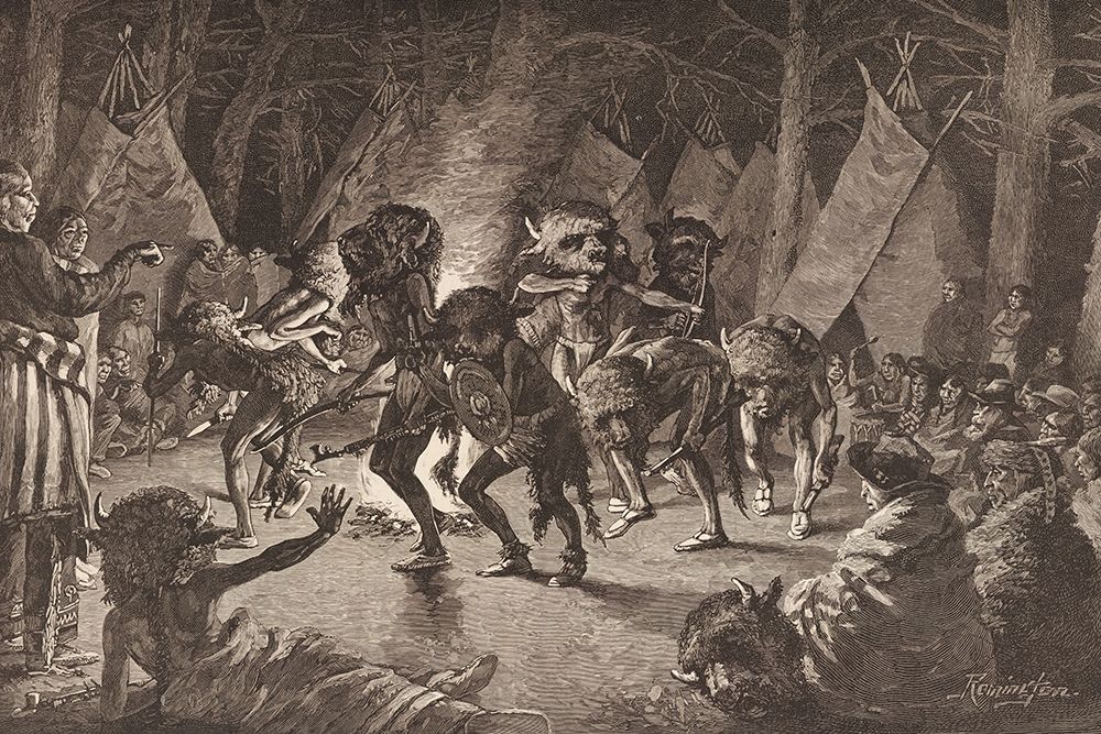 The buffalo dance 1887