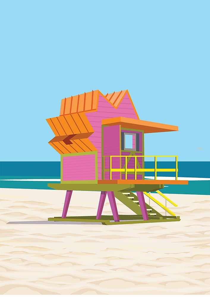 south beach life guard station