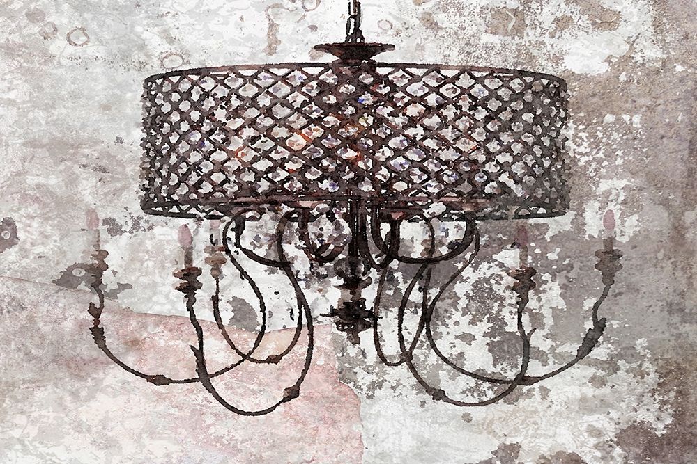 Rustic Brown Chandelier I