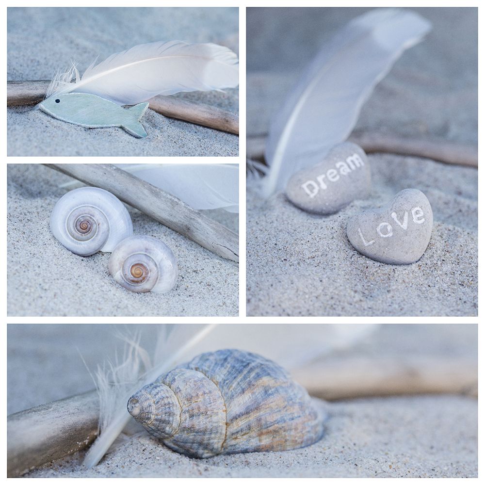 Summer Beach Still Life Collage III