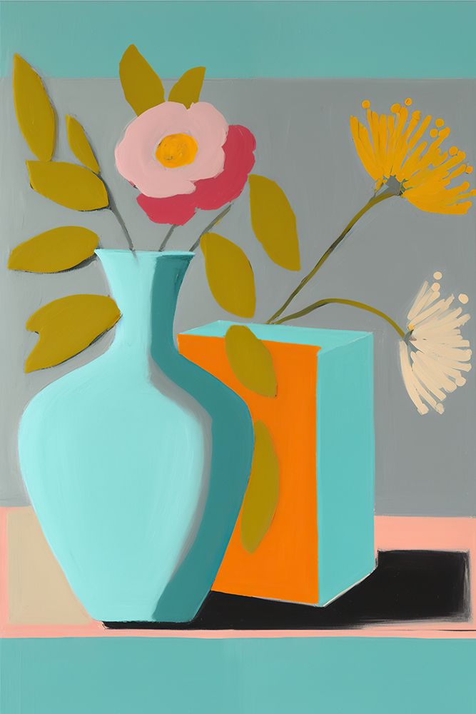 Mid Century Flower Still I