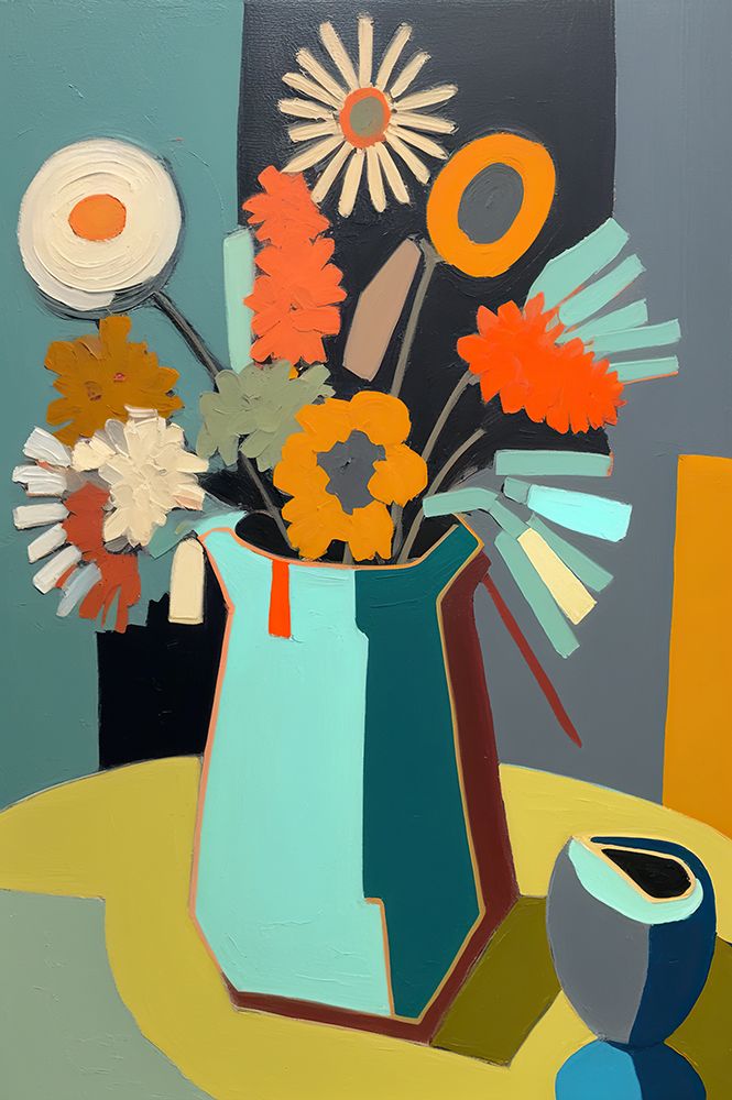 Mid Century Flower Still II