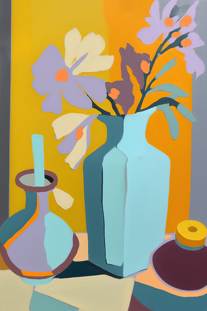 Mid Century Flower Still III