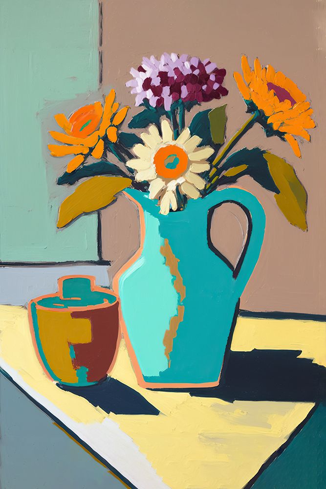 Mid Century Flower Still IV