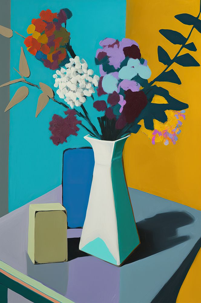 Mid Century Flower Still V