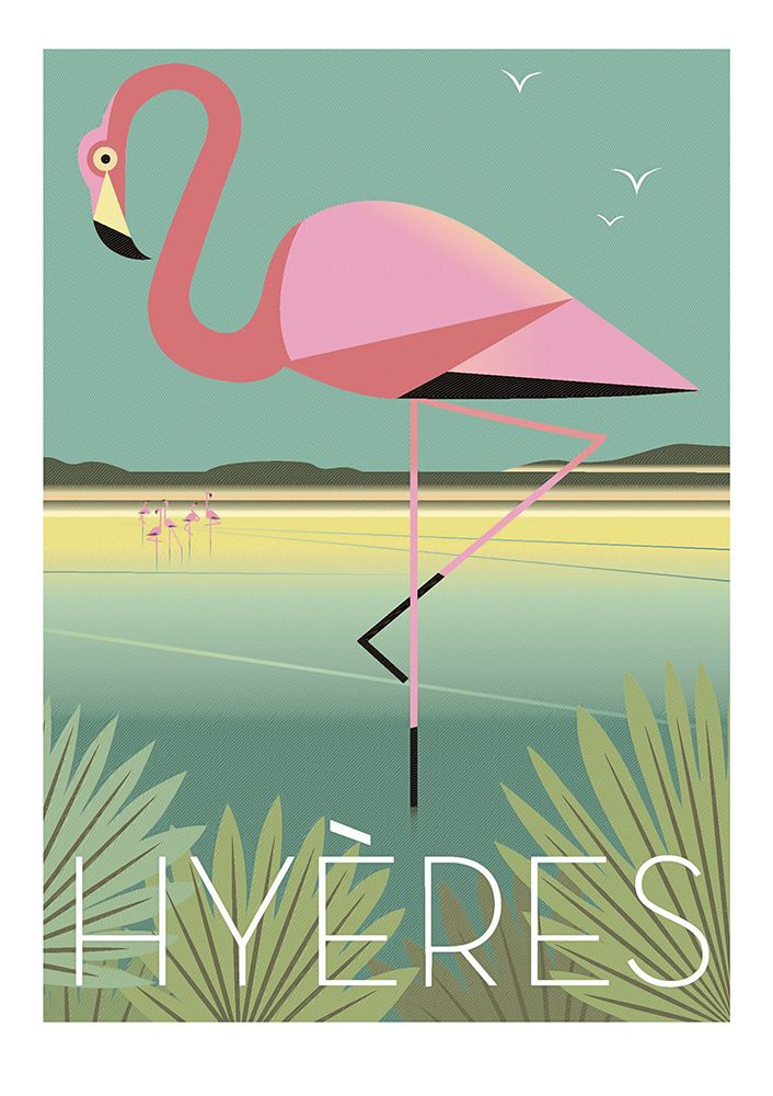 Vintage Poster Hyeres