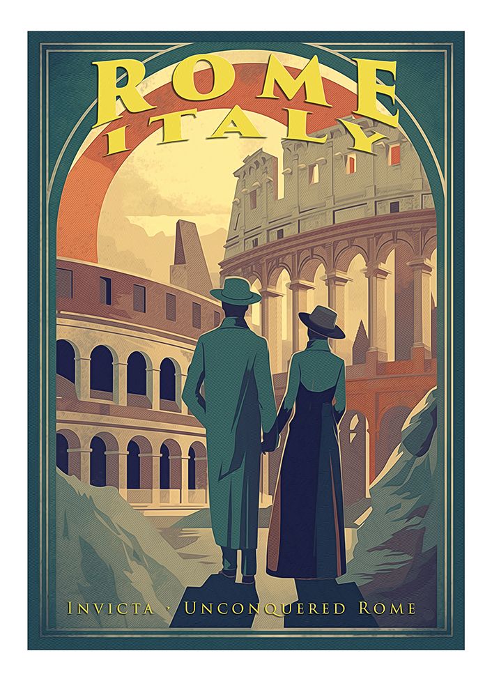 Vintage Poster Rome