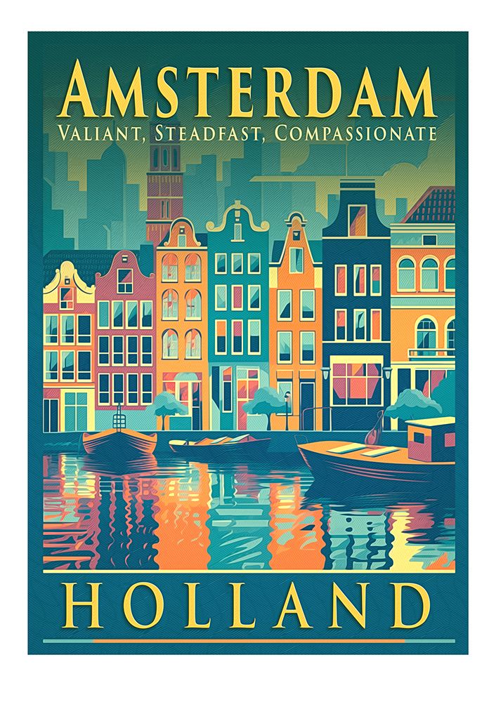 Vintage Poster Amsterdam