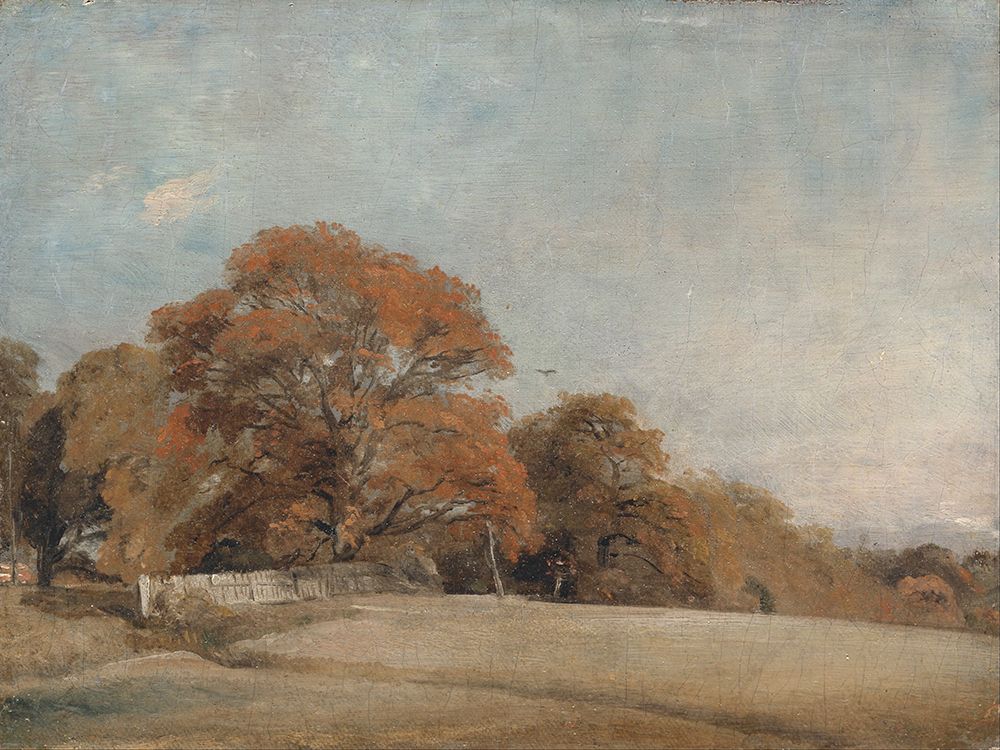 An Autumnal Landscape at East Bergholt 1805