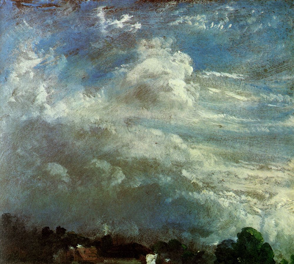Cloud study with trees 1821