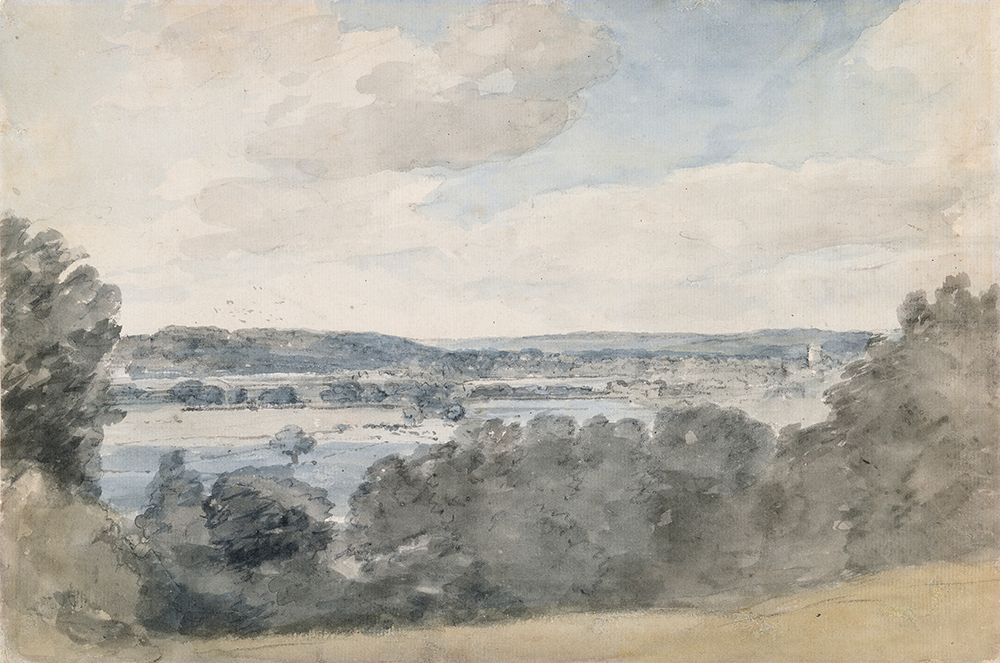 Dedham Vale, Suffolk, from near East Bergholt ca 1805
